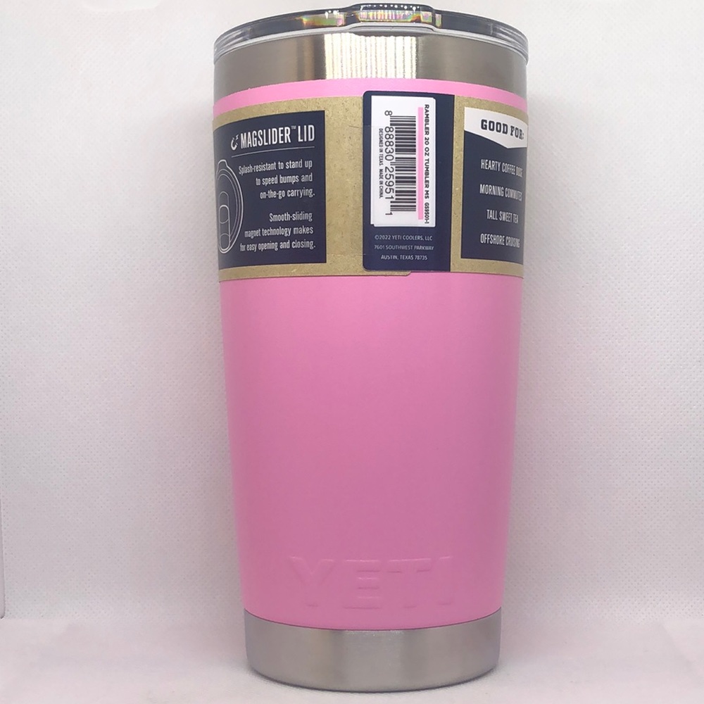 🩷 Yeti Rambler Tumbler Power Pink 20oz 🩷 NWT 🩷 - Picture 2 of 6